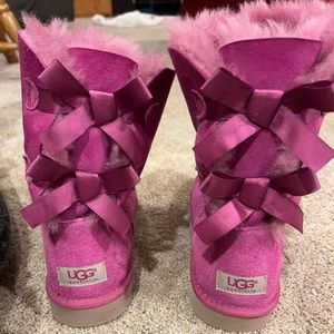 UGG ribbon boots